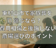 東村山市の家族葬の風景