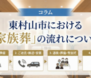 東村山市の安心葬儀のイメージ